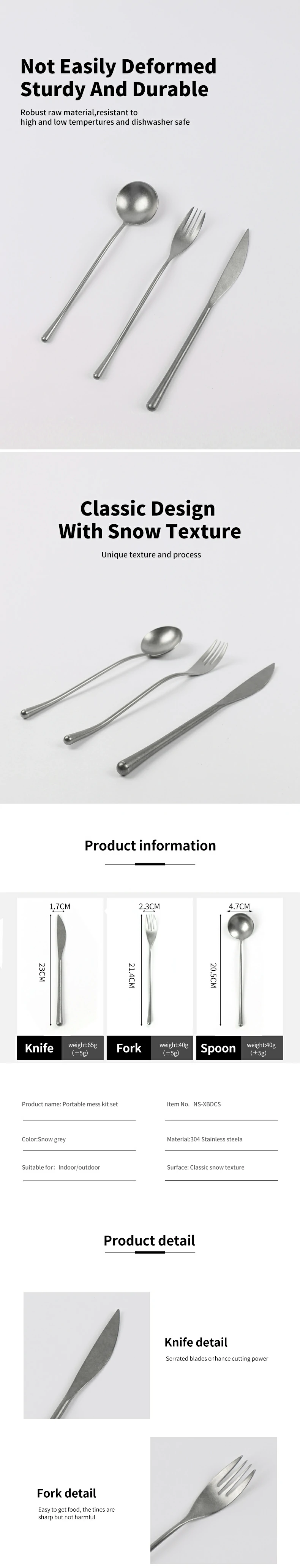 Portable mess kit set introduction 2