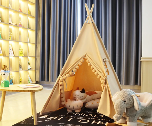 Cotton teepee play tent picture