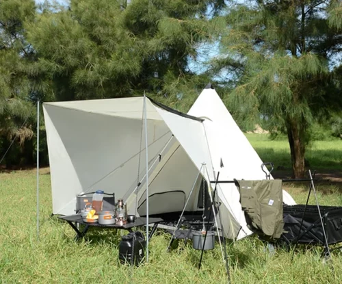 Apricot Cream Pyramid Tent picture