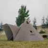 Aureate octagonal teepee tent picture