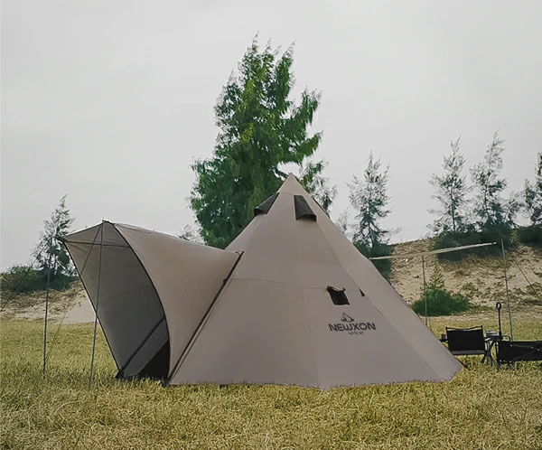 Aureate octagonal teepee tent picture