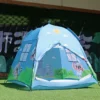 Cyan playhouse tent picture