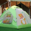 Green kid play tent picture