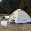 Khaki dome cabin tent picture