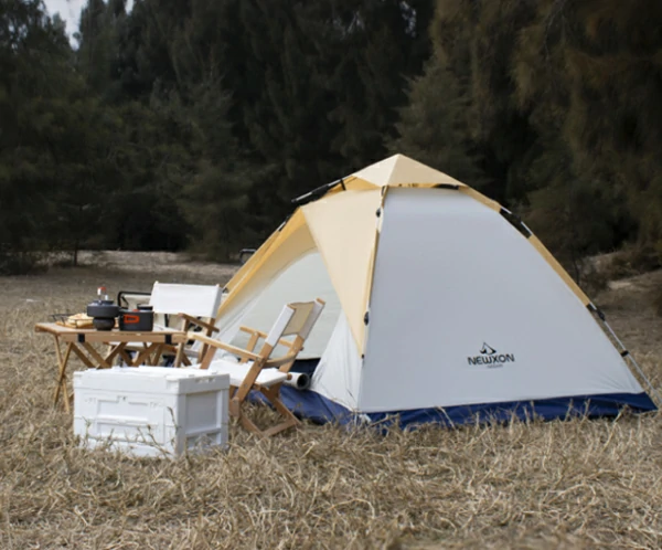 Khaki dome cabin tent picture