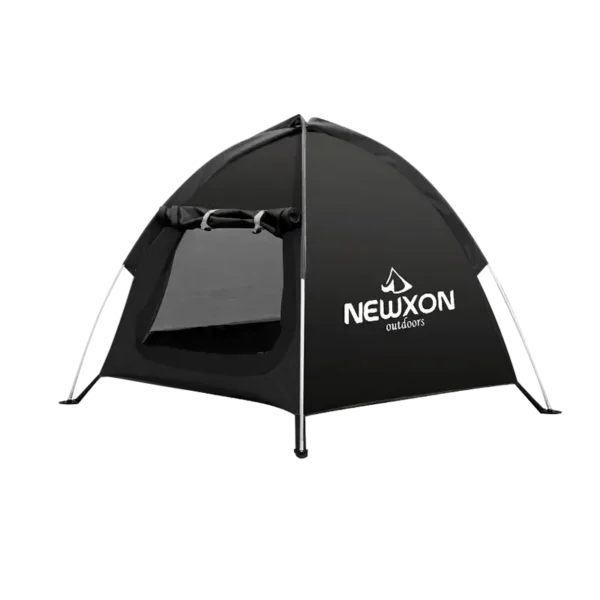 Black hexagonal spherical pet tent