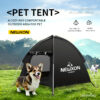 Black Hexagonal spherical pet tent