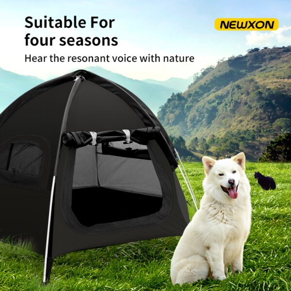 Black Hexagonal spherical pet tent