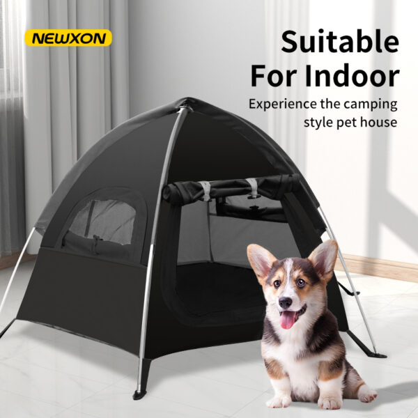 Black Hexagonal spherical pet tent